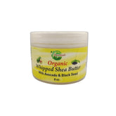 Mine Botanicals Beurre Shea fouetté avocat pot: soin nourrissant pour peau sèche.