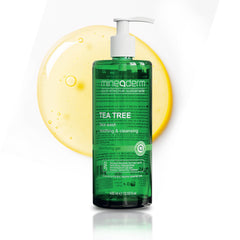 Mineaderm nettoyant visage arbre à thé – bouteille purifiante prête pour l'usage quotidien.