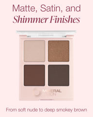 Teinte mate brun clair de Mineral Fusion Coffee Break pour définition légère