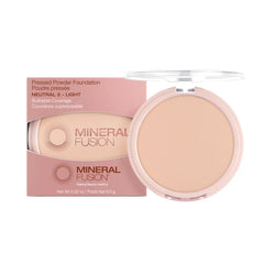 Mineral Fusion Poudre Pressée Teinte Neutre 2, couvrance naturelle et fini mat.