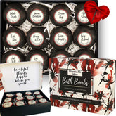 Bombe de bain Mineral Me California dans coffret cadeau, expérience spa luxueuse.