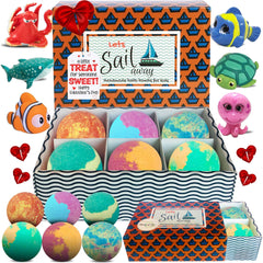 Mineral Me California — boule de bain enfant avec surprise et jouet.