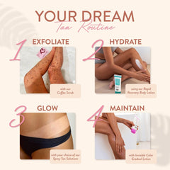 MineTan Body.Skin - Texture sèche rapide pour une application propre.