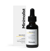 Minimalist Sérum éclaircissant, bouteille, pour un teint plus homogène.