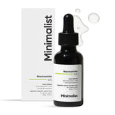 Sérum Minimalist Niacinamide 10% — bouteille élégante, facilite l'application matin et soir.