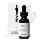 Sérum Minimalist 2% – flacon prêt à l’application pour pores propres.