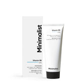 Minimalist Vitamin B5 10% gel visage dans flacon, hydratation légère pour peau grasse.