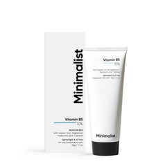 Minimalist Vitamin B5 10% gel visage dans flacon, hydratation légère pour peau grasse.