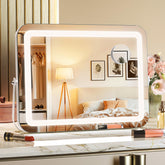 Miroir MINISO avec éclairage DEL intégré pour un maquillage précis
