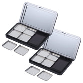 Palette Minkissy yeux vide avec miroir, pratique pour retouches en déplacement.