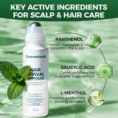 Minyang Orrenaturals sensation fraîcheur apaise irritations et favorise circulation cuir chevelu