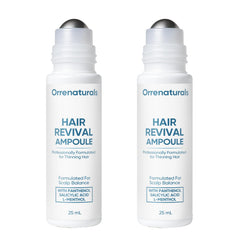 Minyang Orrnaturals ampoule-renouvellement-cheveux avec pompe pour une application ciblée cuir chevelu.