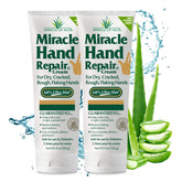 Miracle d'Aloe crème mains réparatrice, flacon 226 ml, hydratation profonde.