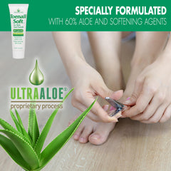 Miracle de Aloe: application sur l’ongle pour une pédicure efficace.