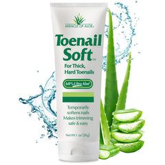 Miracle de Aloe: tube visible pour faciliter l’application sur les ongles épais.