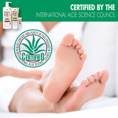 Crème Pied Miracle of Aloe 8oz pot texture riche pour pieds secs et doux