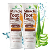 Miracle of Aloe Crème réparatrice pieds – vue ensemble du lot de deux.