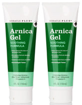 Miracle Plus Gel d’arnica pour ecchymoses, apaisement rapide.