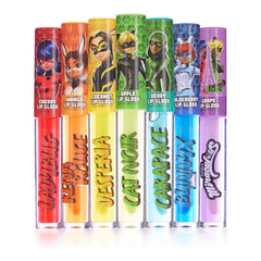 Ensemble Miraculous gloss lèvres tubes, application précise et fini brillant durable.
