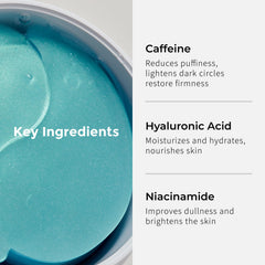 Patchs Misoli sous-yeux à la niacinamide pour éclairer le regard.