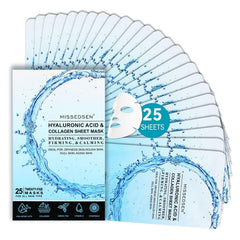 MISSEDSEN masque-visage collagène et acide hyaluronique pour hydratation en profondeur.