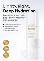 Texture aquatique MISSHA Cell Renew Toner s'absorbe rapidement sur la peau.
