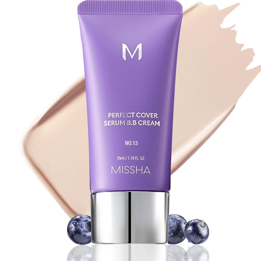 MISSHA M Perfect Cover Serum BB Cream dans sa bouteille élégante pour une hydratation durable