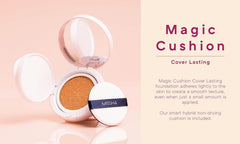 MISSHA Magic Cushion – éponge hybride pour une application précise et rapide, sans gaspillage.