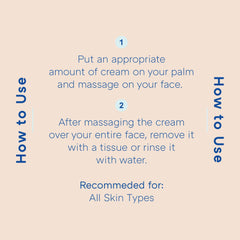 MISSHA application sur le visage avec hydratation légère apres rinçage