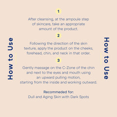 Missha Vita C Plus application-visage:massage pour absorption optimale.