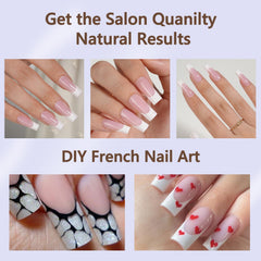 Misssix embouts gel, 15 tailles, ajustement précis pour chaque ongle.