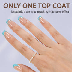 Texture matte interne des ongles gel Misssix pour meilleure adhérence.