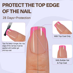 Misssix XBASICTIPS: pose rapide sans limage avec gel de construction et finition.
