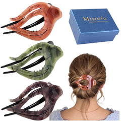 Pinces-cheveux plat Mistofu Concorde pour une tenue fiable toute la journée.