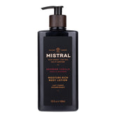 Mistral Bourbon Vanilla Lotion corps – bouteille élégante avec hydratation durable.