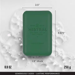Emballage luxe du savon Cypress Oak Mistral.