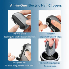MISWOWO clipper-ongles avec 2 vitesses pour ajuster la coupe