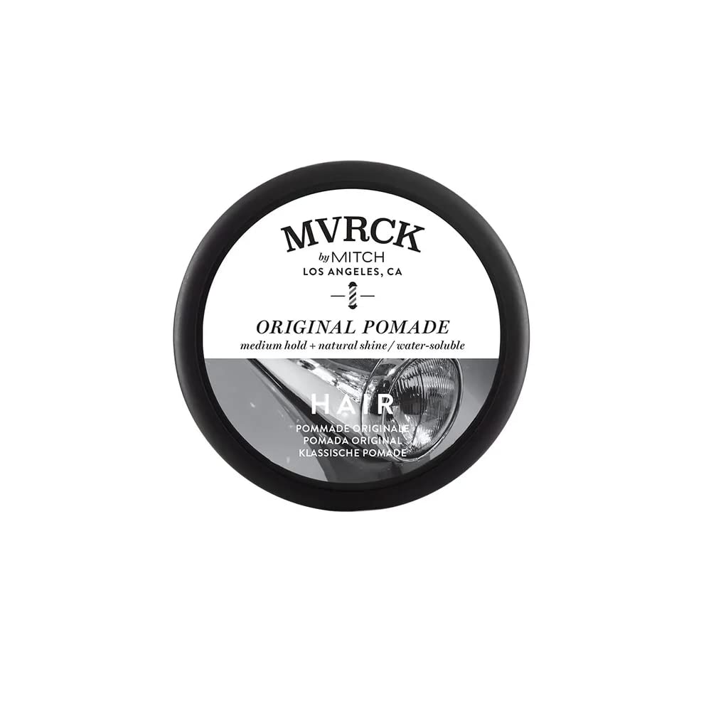 MITCH Original Pomade pour un coiffage classique avec tenue moyenne et brillance naturelle.