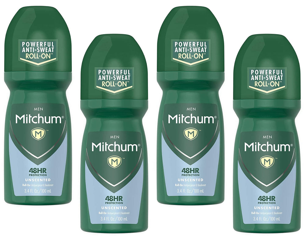 Mitchum Roll-On Invisible Sans Parfum, protection 48h sans traces.