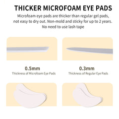 Miuffue coussins yeux 2,76 pouces, taille adaptée à la plupart des yeux.