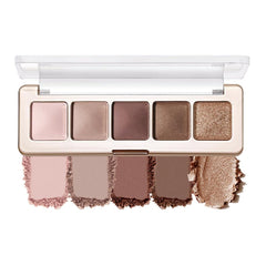 Palette Mivota — fards neutres froids pour un regard naturel et durable au quotidien.