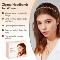 Bandes zigzag MIVZO rose-pêche, design minimaliste et confort durable.
