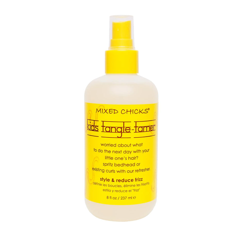 Mixed Chicks Kids Tangle Tamer – bouteille pratique pour démêler en douceur les cheveux.
