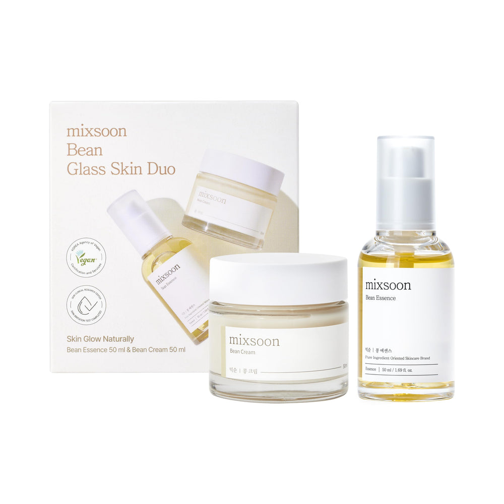 Mixsoon essence haricot bouteille en verre, hydratation légère et efficace