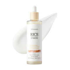 Mixsoon ampoule riz blanc — flacon simple pour une peau lumineuse.