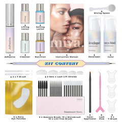 MIYA LASH outils complets pour réhaussement des cils et lamination des sourcils