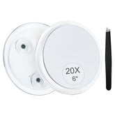 Miyadiva loupe 20x avec ventouse pour un maquillage précis.