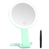 MIYADIVA miroir éclairé 30x: précision pour les détails du maquillage.