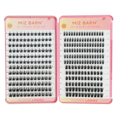 Miz Barn cils groupés 312pcs ensemble, rendu volumineux et naturel possible