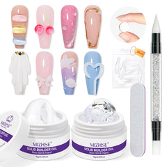 MIZHSE gel-construction-ongles-clair pour une extension d'ongles durable